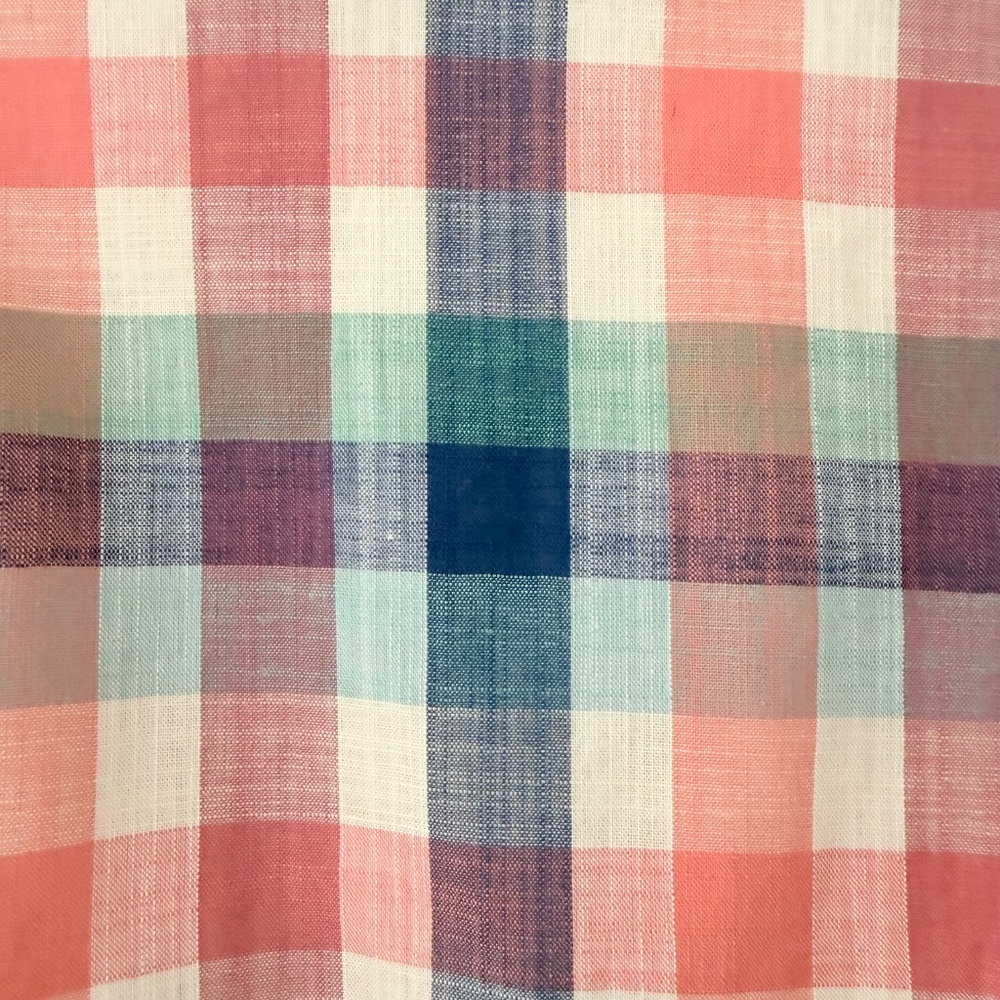 Modcloth Optimistic Effect Checkered Plaid Pastel… - image 4